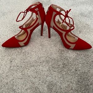 Jessica Simpson red pumps size 7.5